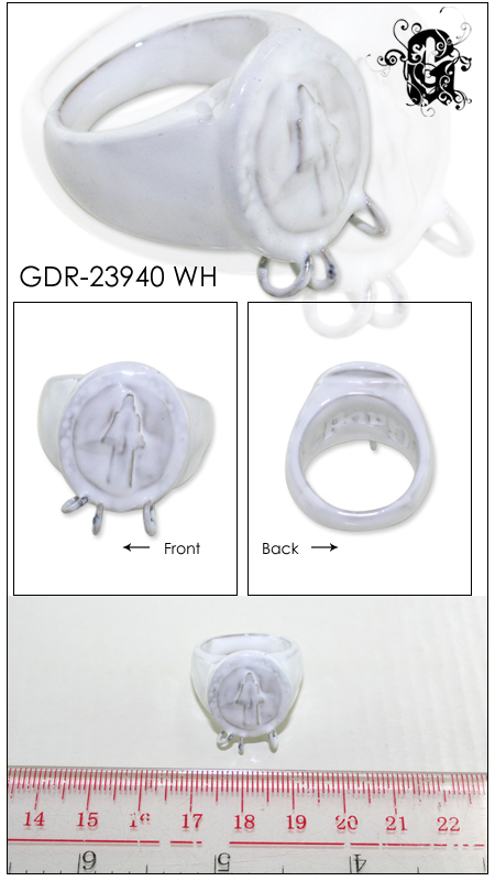 シルバー 指輪 / リングシルバー 指輪 / リング GDR-23940 WH | 18-19